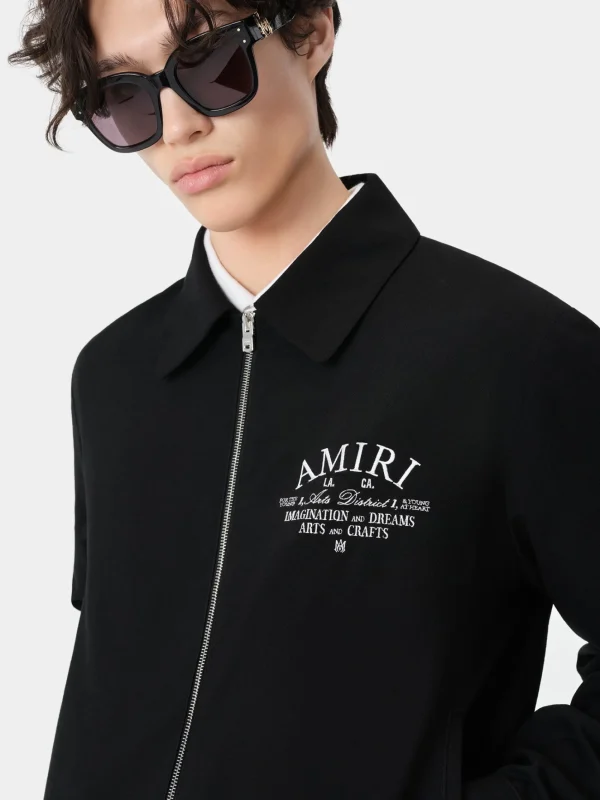 AMIRI Outerwear> ARTS DISTRICT BLOUSON BLACK