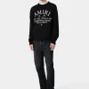 AMIRI Knitwear> ARTS DISTRICT CREW BLACK