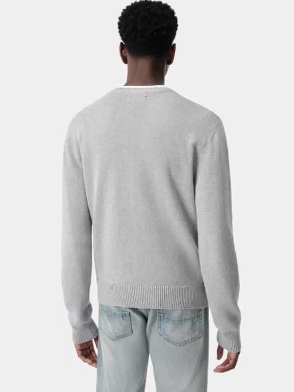 AMIRI Knitwear> ARTS DISTRICT CREW Grey