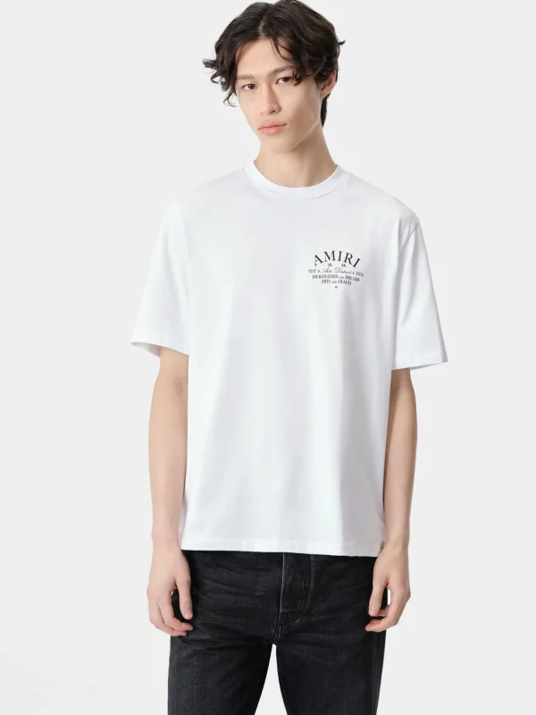 AMIRI Tees> ARTS DISTRICT TEE White