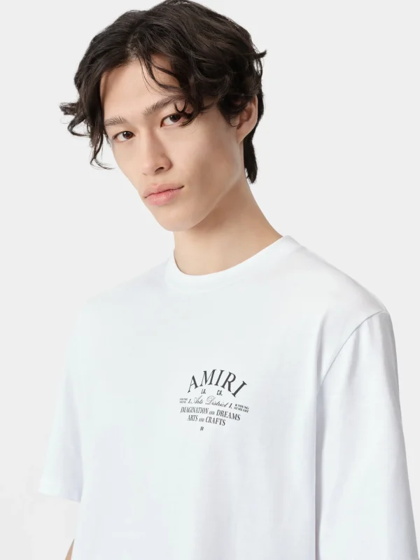 AMIRI Tees> ARTS DISTRICT TEE White