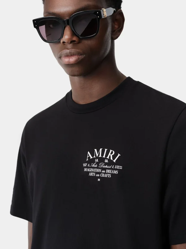 AMIRI Tees> ARTS DISTRICT TEE BLACK