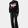 AMIRI Knitwear> BOWLING CREWNECK BLACK