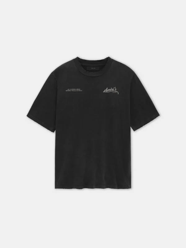 AMIRI Tees> CINEMAS VINTAGE TEE BLACK