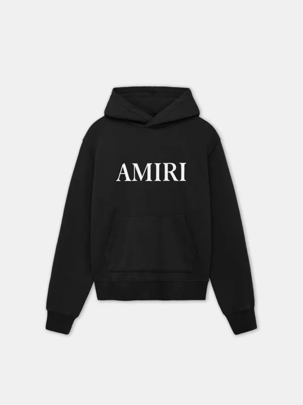 AMIRI Sweatshirts> CORE LOGO HOODIE BLACK