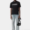 AMIRI Tees> CORE LOGO TEE BLACK