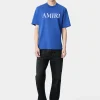 AMIRI Tees> CORE LOGO TEE Blue