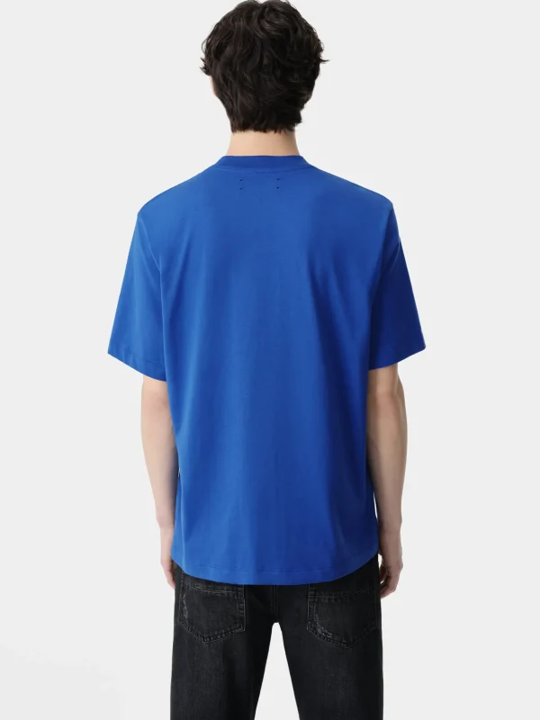 AMIRI Tees> CORE LOGO TEE Blue