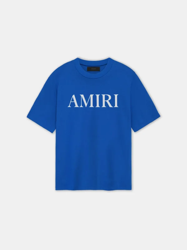 AMIRI Tees> CORE LOGO TEE Blue
