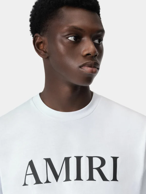 AMIRI Tees> CORE LOGO TEE White