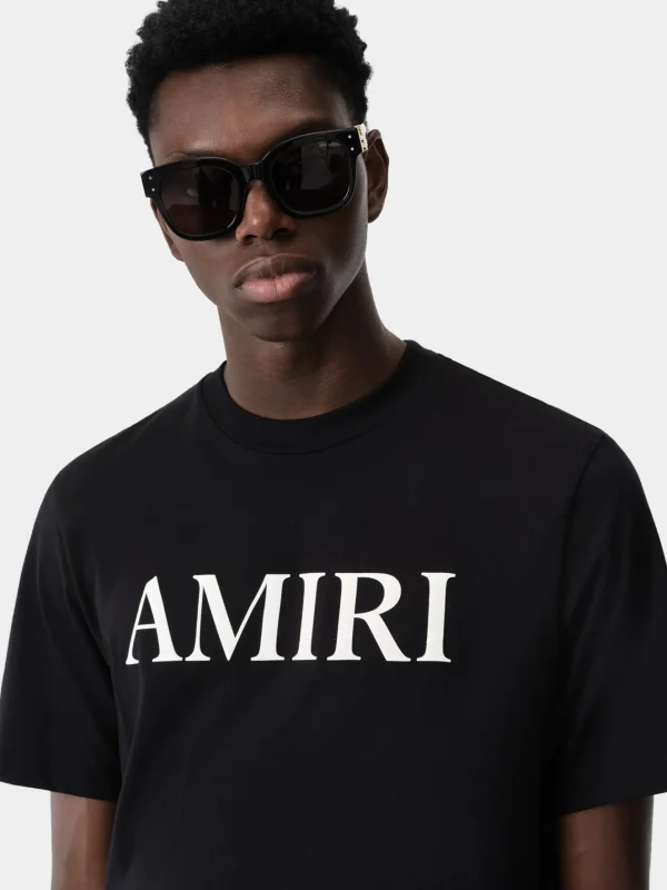 AMIRI Tees> CORE LOGO TEE BLACK