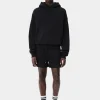 AMIRI Shorts & Sweatpants> EMBROIDERED SHORT BLACK