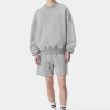 AMIRI Shorts & Sweatpants> EMBROIDERED SHORT Grey