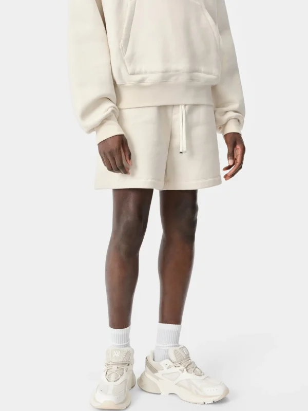 AMIRI Shorts & Sweatpants> EMBROIDERED SHORT BIRCH