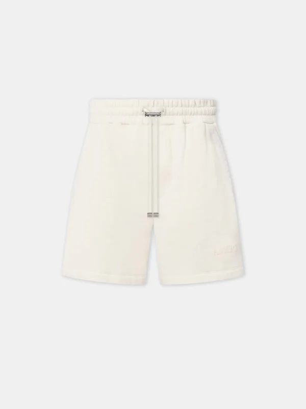 AMIRI Shorts & Sweatpants> EMBROIDERED SHORT BIRCH