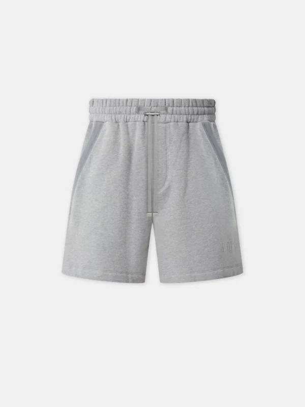 AMIRI Shorts & Sweatpants> EMBROIDERED SHORT Grey