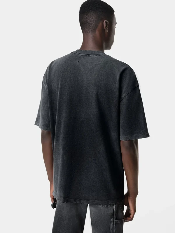 AMIRI Tees> HIGH LION SKATER TEE BLACK