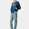 AMIRI Outerwear> HOLLYWOOD BOMBER JACKET DUSTY BLUE