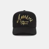 AMIRI Hats | Hats> HOLLYWOOD CANVAS HAT BLACK