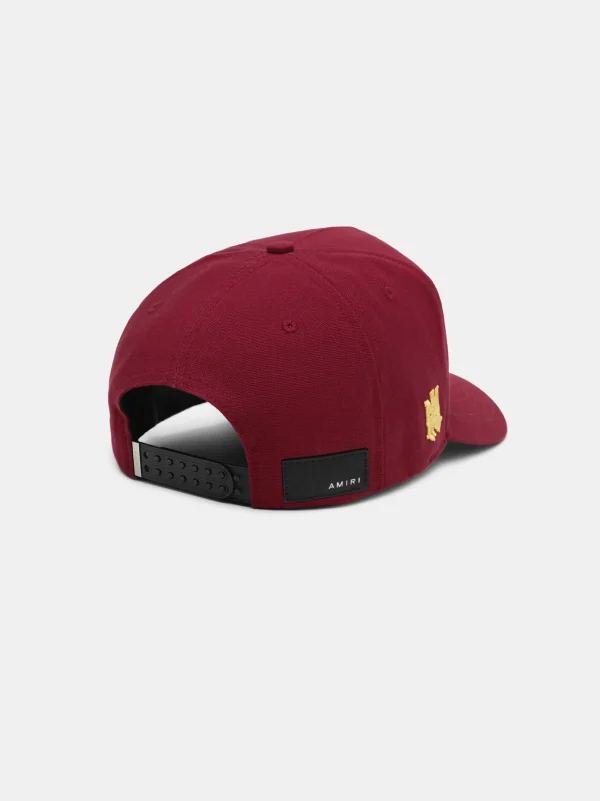 AMIRI Hats | Hats> HOLLYWOOD CANVAS HAT Burgundy