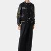 AMIRI Outerwear> LION VARSITY JACKET BLACK