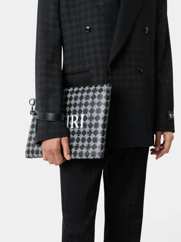 AMIRI Bags> MA QUAD LARGE POUCH BLACK
