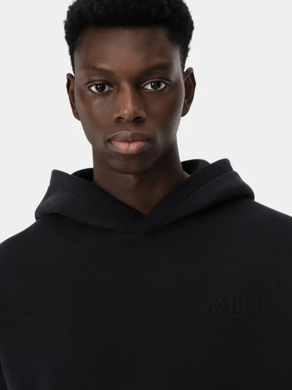 AMIRI Sweatshirts> OVERSIZED HOODIE BLACK