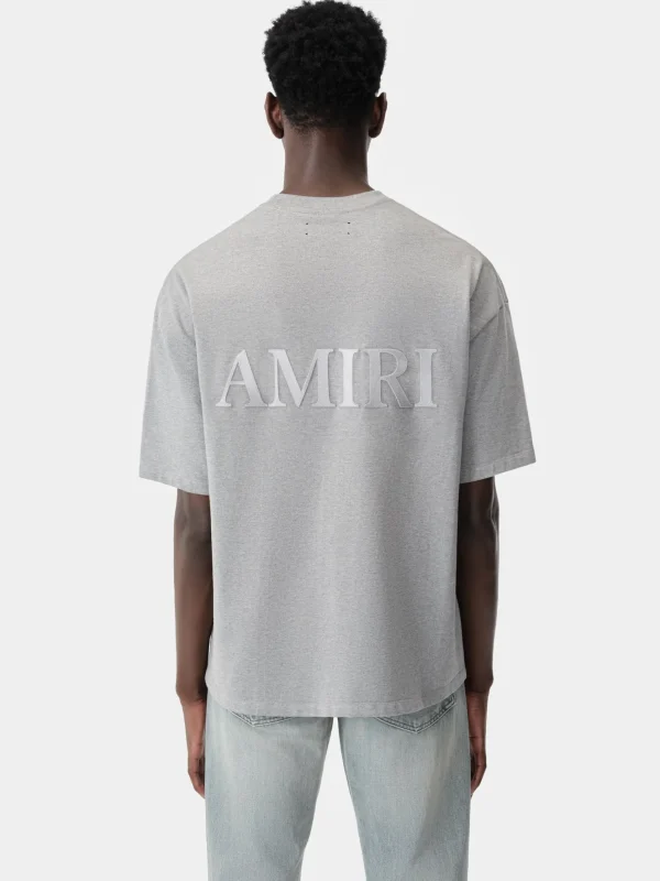 AMIRI Tees> OVERSIZED TEE Grey