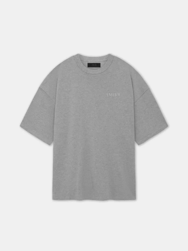 AMIRI Tees> OVERSIZED TEE Grey