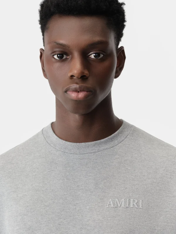 AMIRI Tees> OVERSIZED TEE Grey