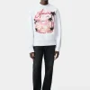 AMIRI Sweatshirts> PARADISE AIRBRUSH CREW White