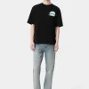 AMIRI Tees> PARADISE AIRBRUSH TEE BLACK