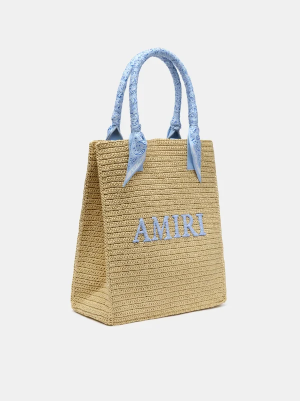 AMIRI Tote Bags | Bags> RAFFIA TOTE Blue