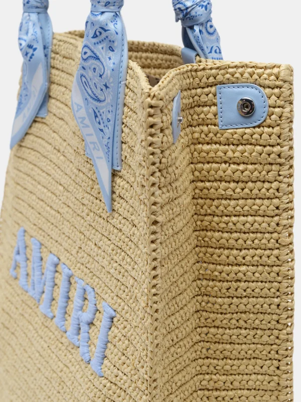 AMIRI Tote Bags | Bags> RAFFIA TOTE Blue