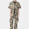 AMIRI Denim> REPEAT PALM BAGGY M65 CARGO Mojave Desert