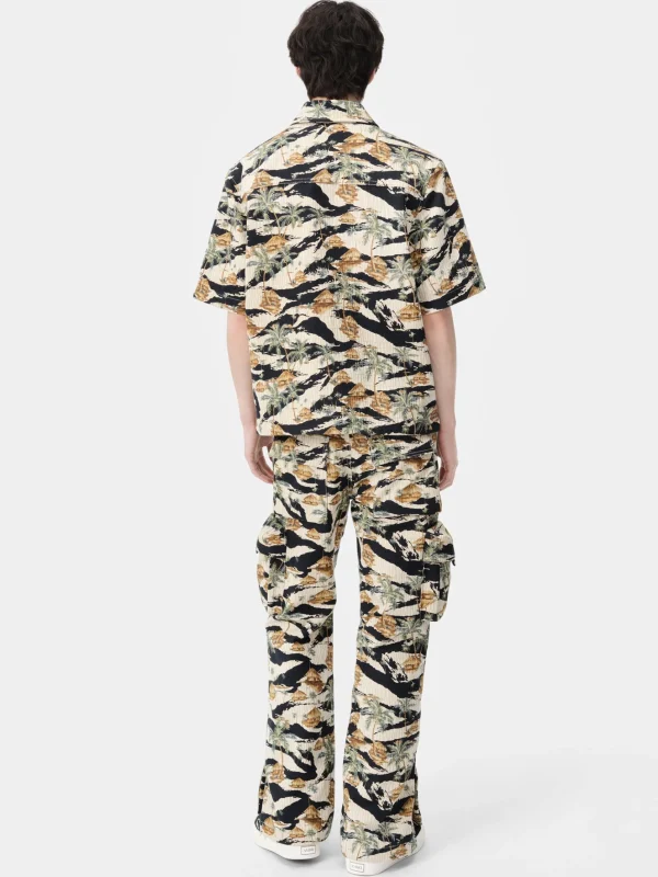AMIRI Denim> REPEAT PALM BAGGY M65 CARGO Mojave Desert