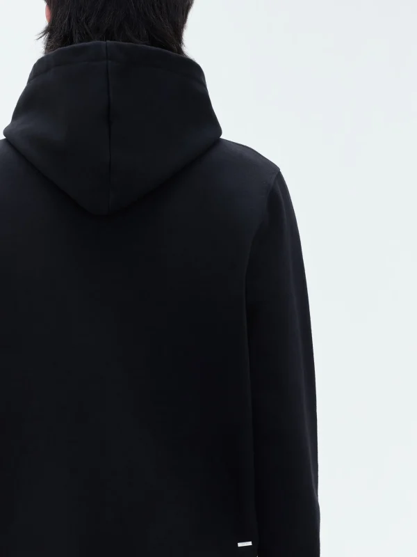 AMIRI Sweatshirts> STAGGERED LOGO HOODIE BLACK