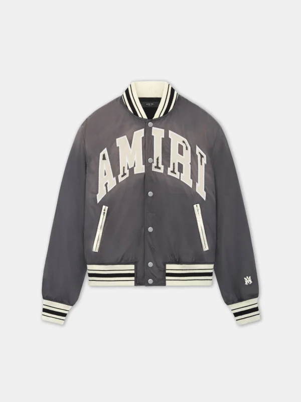 AMIRI Outerwear> SUN FADED BOMBER BLACK