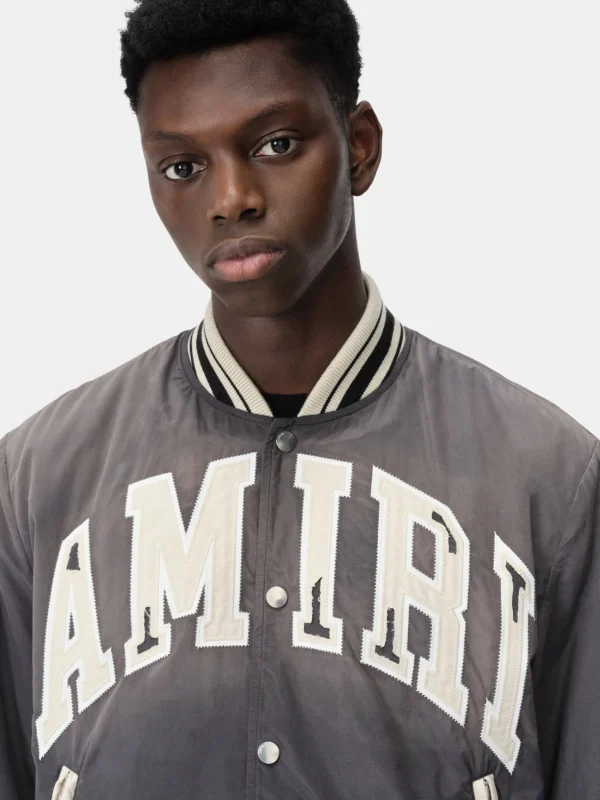 AMIRI Outerwear> SUN FADED BOMBER BLACK