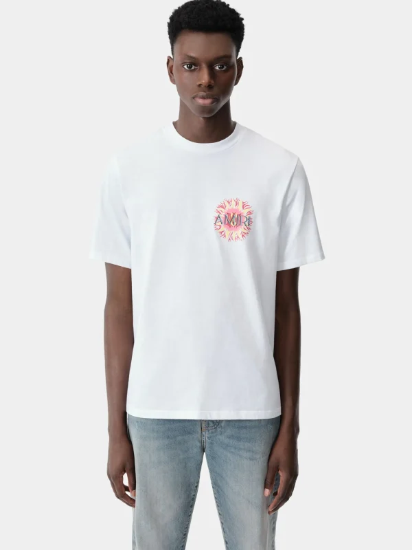 AMIRI Tees> SUN TEE White