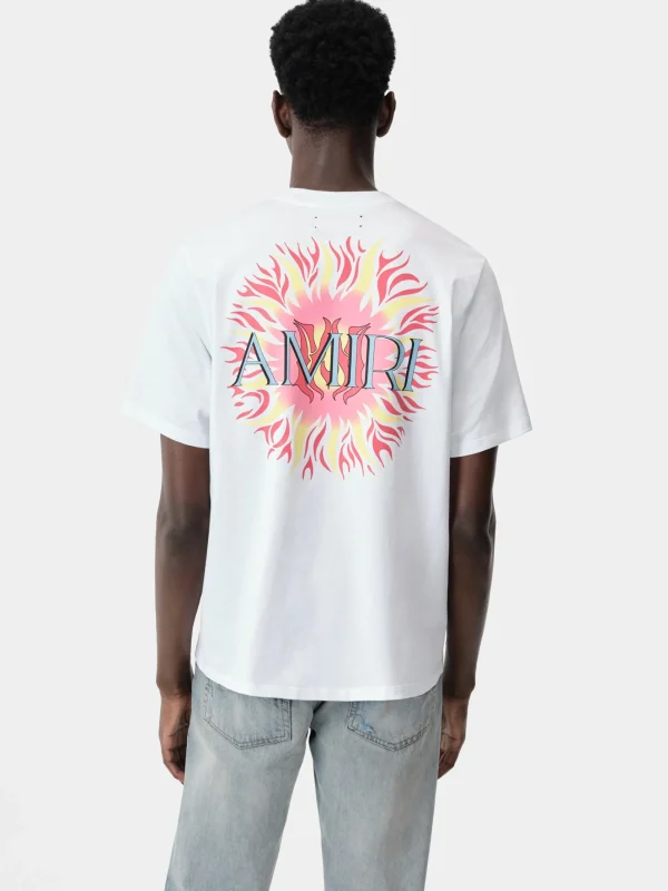 AMIRI Tees> SUN TEE White