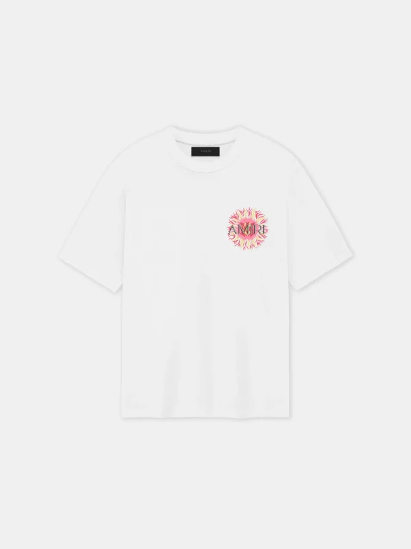 AMIRI Tees> SUN TEE White