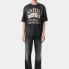 AMIRI Tees> THEATRES OVERSIZED TEE BLACK