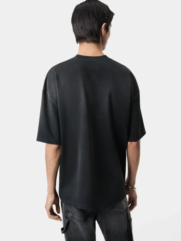 AMIRI Tees> THEATRES OVERSIZED TEE BLACK