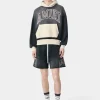 AMIRI Sweatshirts> VINTAGE OVERSIZED HOODIE BLACK