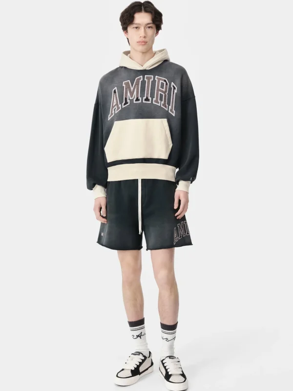 AMIRI Sweatshirts> VINTAGE OVERSIZED HOODIE BLACK