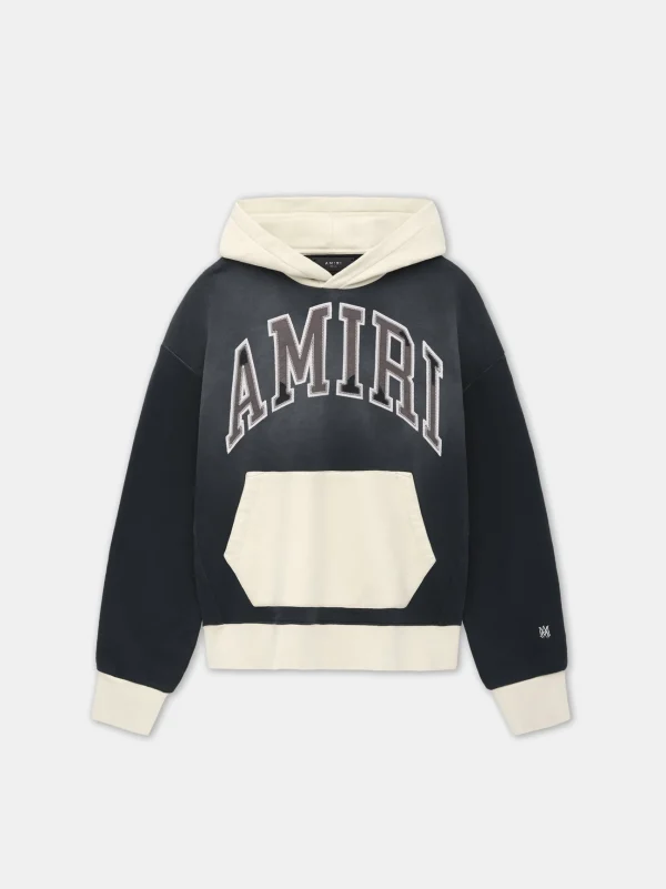 AMIRI Sweatshirts> VINTAGE OVERSIZED HOODIE BLACK