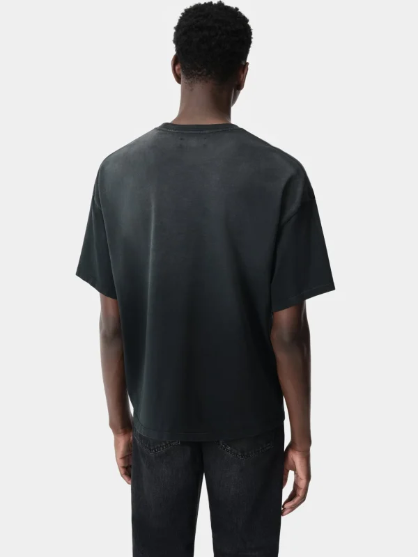 AMIRI Tees> VINTAGE OVERSIZED TEE BLACK
