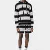 AMIRI Knitwear | Shorts & Sweatpants> WAVE BAJA STRIPE SHORT BLACK