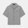 AMIRI Shirts>ARTS DISTRICT BOWLING SHIRT Grey